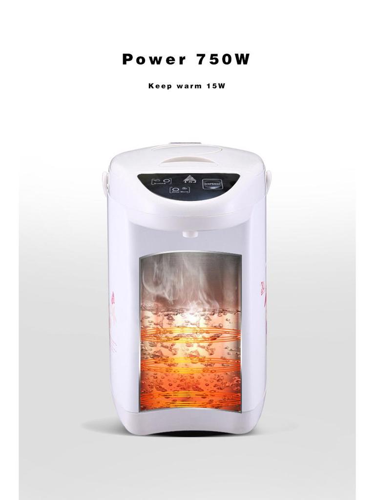 Hervidor Eléctrico TSJ 110V/220V Acero Inoxidable con Aislamiento Doméstico y Función de Temperatura Constante