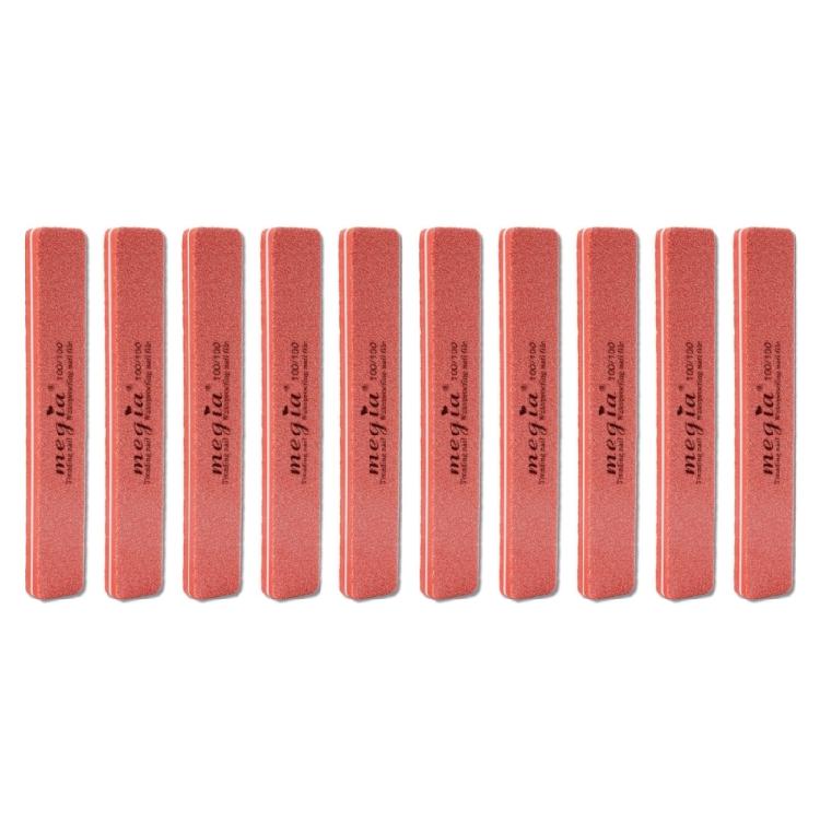 

10Pcs Nail Files Double Sided Emery Boards Manicure Tools 100/100 Grit Nail File and Buffer Professional Manicure File 1