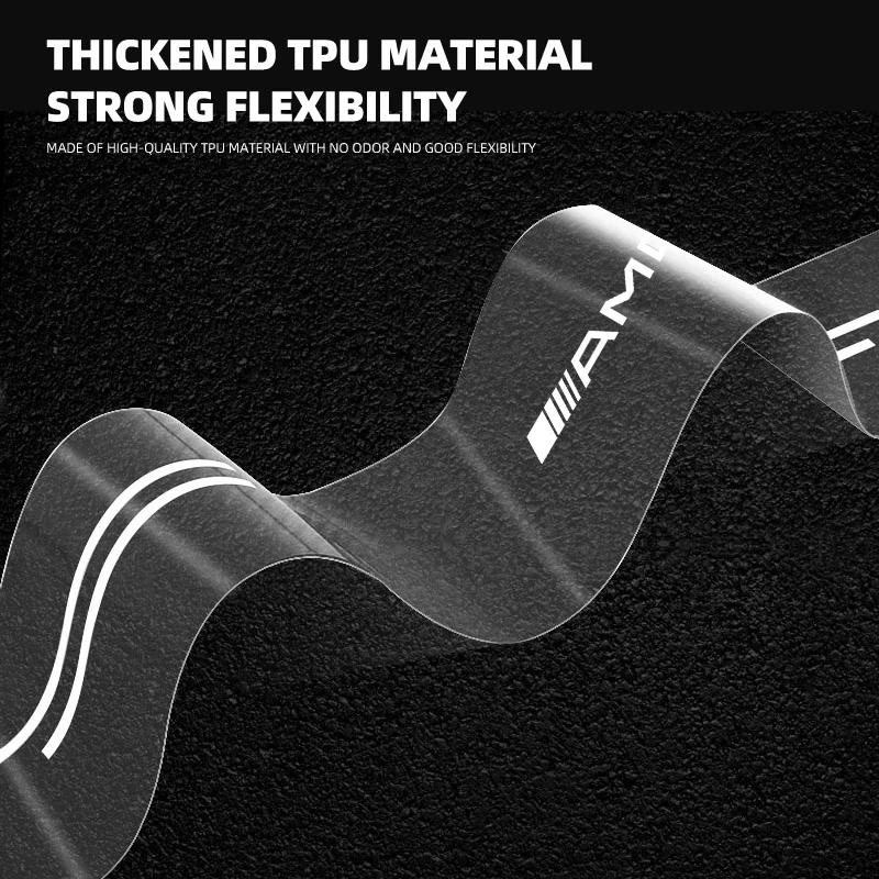 1x Transparenter Kofferraumemblem-Schutzaufkleber für Auto Zubehör für Mercedes Benz AMG B/C/E/S Klasse A C200L GLC GLK W163 W221