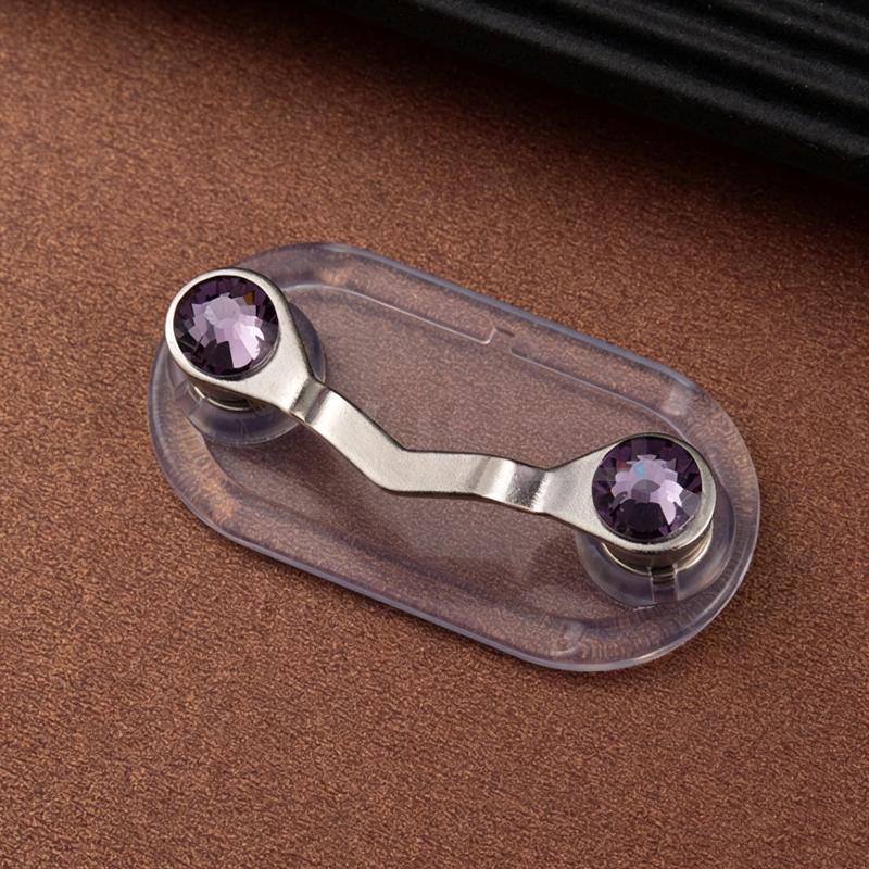 Magnetischer Brillenhalter für Sonnenbrillen Abzeichen Hängender Headset-Anstecker Langlebiger Haken Mehrzweck-Magnetclip Für Brillen Abzeichen