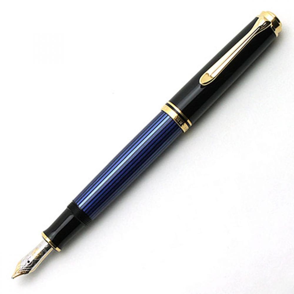

Перьевая ручка Pelican Sue Bellane M600 Blue Stripe F extra fine print