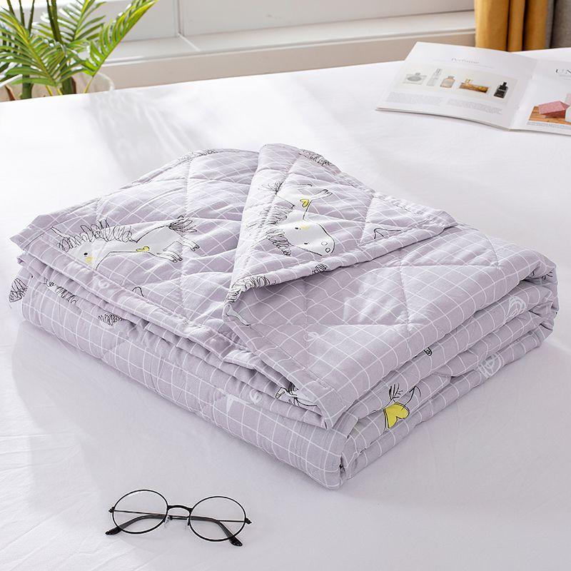 Summer Cool Machine Washable Quilt Winter Quilt Single Dormitory Quilt Double Washable Spring and Autumn Student Quilt Core