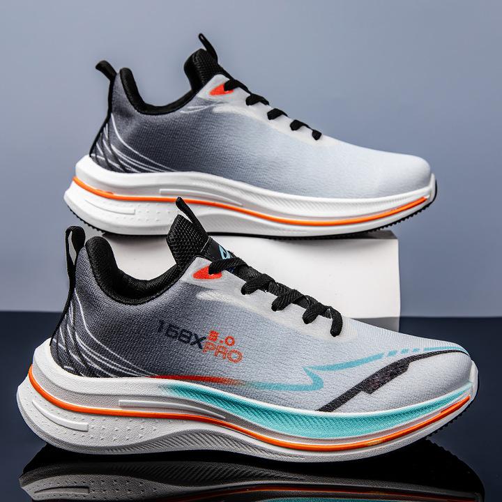 Four Seasons New Men's Shoes Sneakers Fashion Trend Comfortable Breathable Soft Sole Running Shoes Trendy Men's Shoes