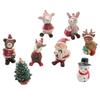 Aquarium Decor Fish Tank Aquarium Ornament Resin Crafts Cartoon Christmas Series Landscaping Decor