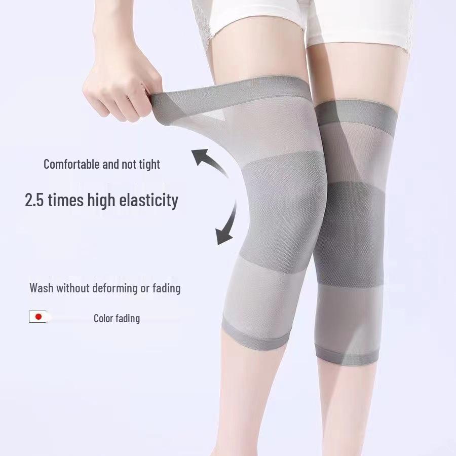 Seamless Thin Knee Protectors for Men & Women - Summer Joint Warmth & Air-Conditioned Comfort