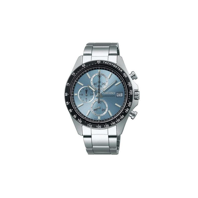 SEIKO Analog Quartz Steel Strap Men s Watch Blue Dial SBTR029 синий