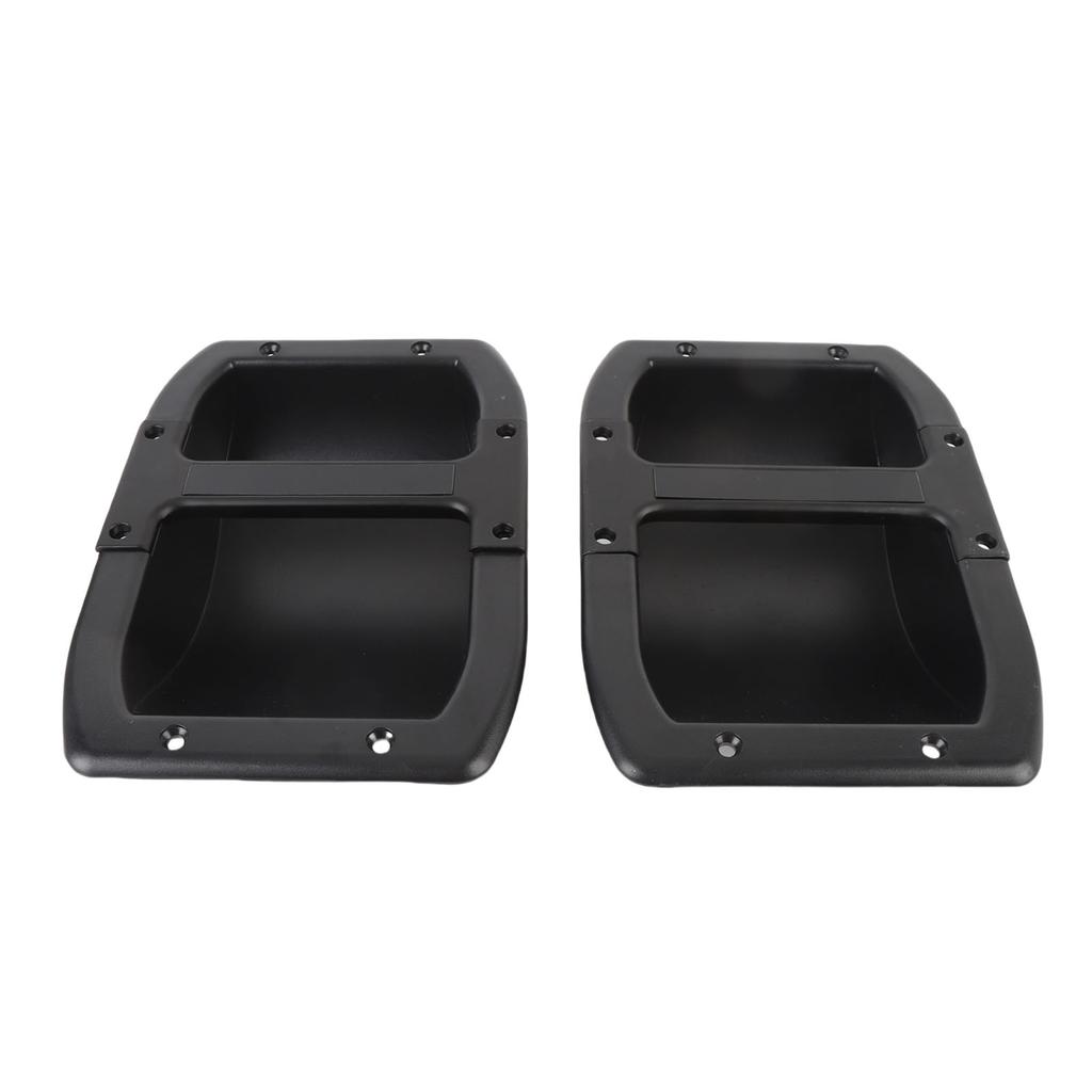 2PCS Speaker Cabinet Handles ABS Aluminum Rubber Speaker Carry Grasp Replacement Handle for PA DJ Speakers