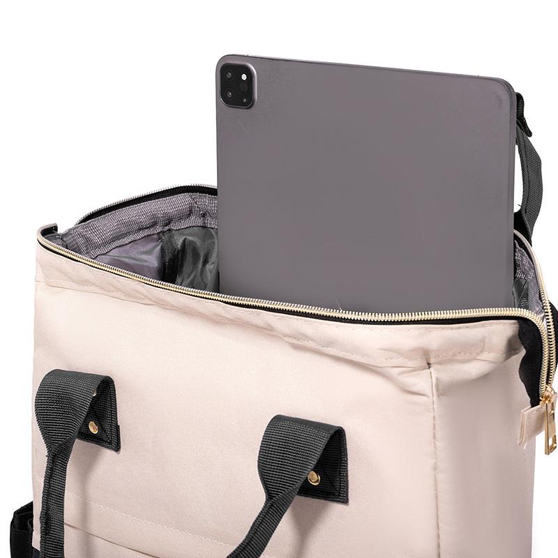 Large Capacity Oxford Mummy Bag Multifunctional Baby Bottle Thermal Insulation Travel Storage Bag Fashion Mummy Bag Hanging Bag