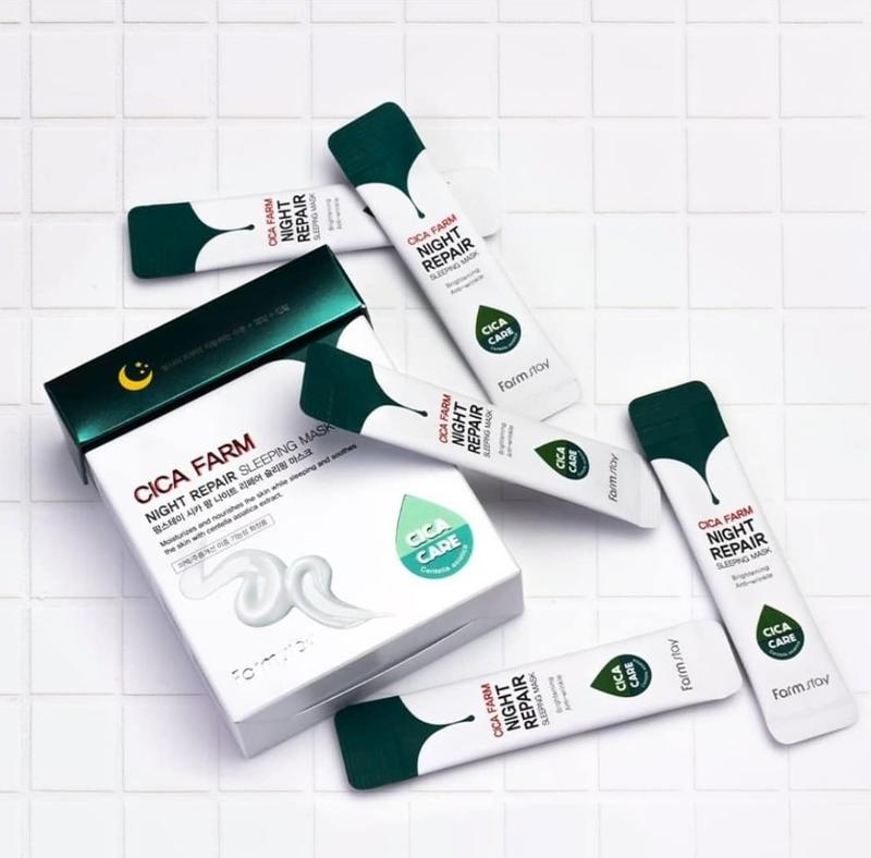 FARM STAY Cica Farm Night Repair Sleeping Mask 20ea AUTHENTIC STORE