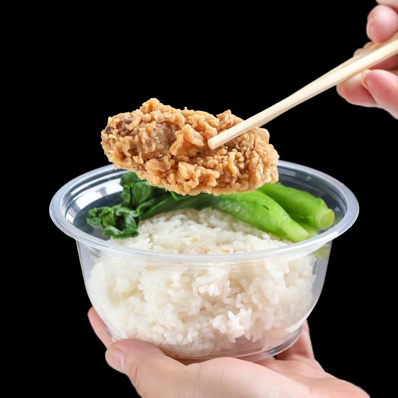 COMATE Disposable Round PP Food Bowls