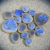 100g DIY Ceramic Mosaic Tiles Glass Leaf Petal Shape Handmade Ornaments Tiles Wall Crafts Crystal for Decorative Material Cerh1