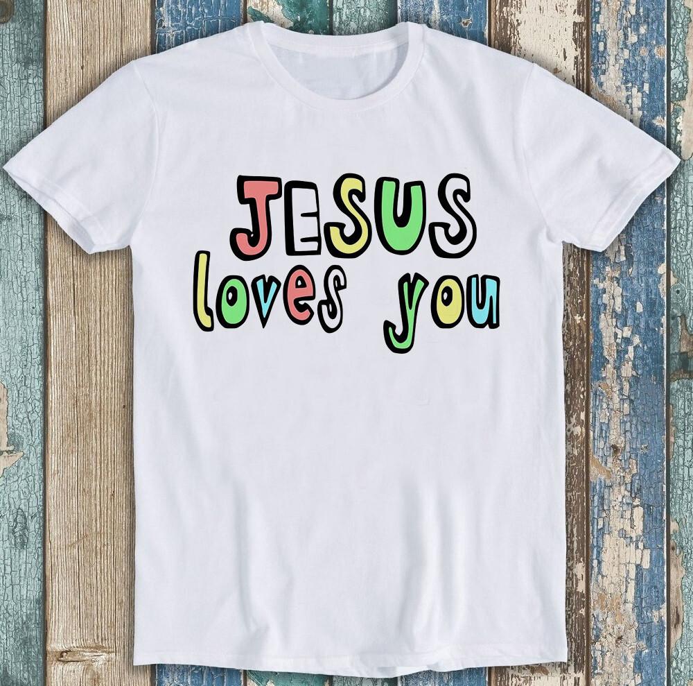 Jesus Loves You Christmas Art Funny Gift Tee T Shirt 1860