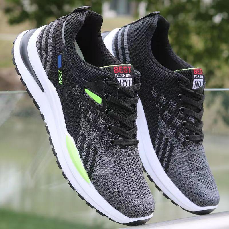 Pantofi ușori din plasă respirabilă pentru bărbați, talpă moale, pantofi casual și alergare