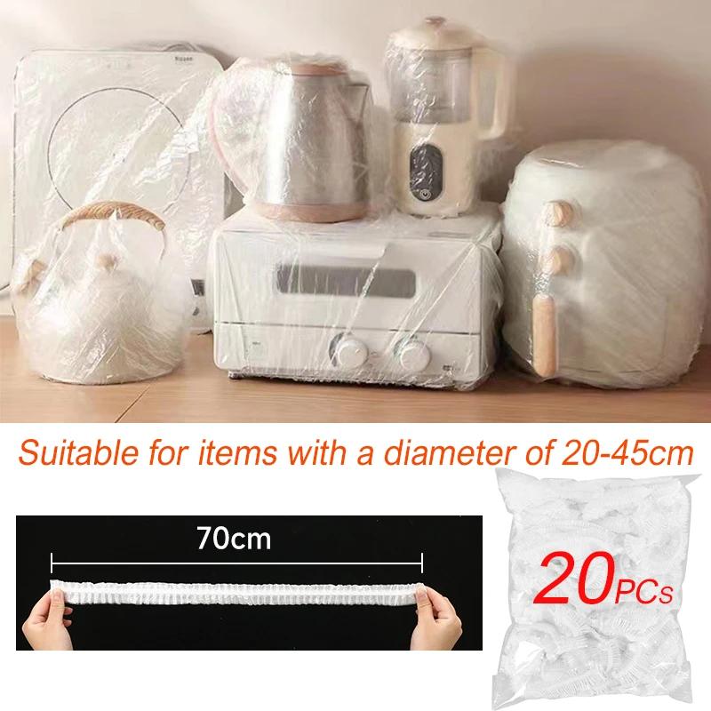 

10/20/50 шт. Очень большие одноразовые пылезащитные чехлы для рисоварки, формы для выпечки, микроволновой печи, защитный чехол из полиэтилена, бытовой 20pcs