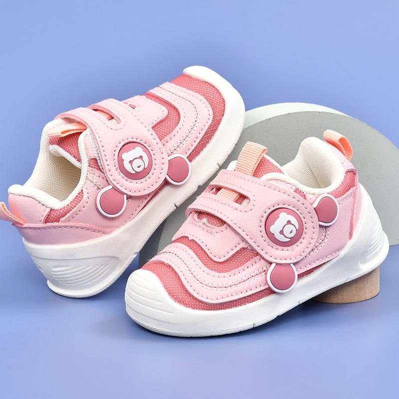 

Spring Baby Girl Shoes Fashion Versatile Baby Shoe Comfort Soft Soled Non Slip Casual Shoe Simple Classic Trendy Baby Boy Shoes 15insole12cm розовый