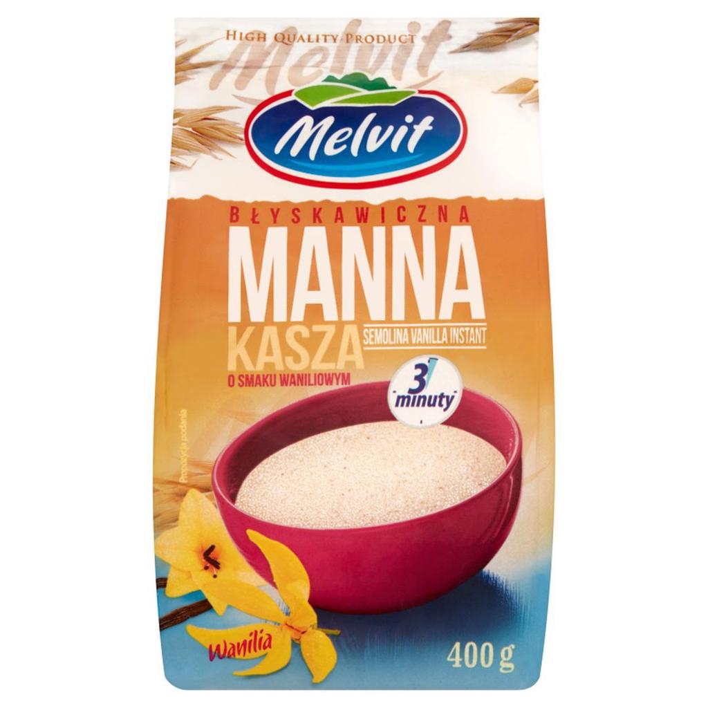 Melvit Instant Semolina with Vanilla Flavor 400 G