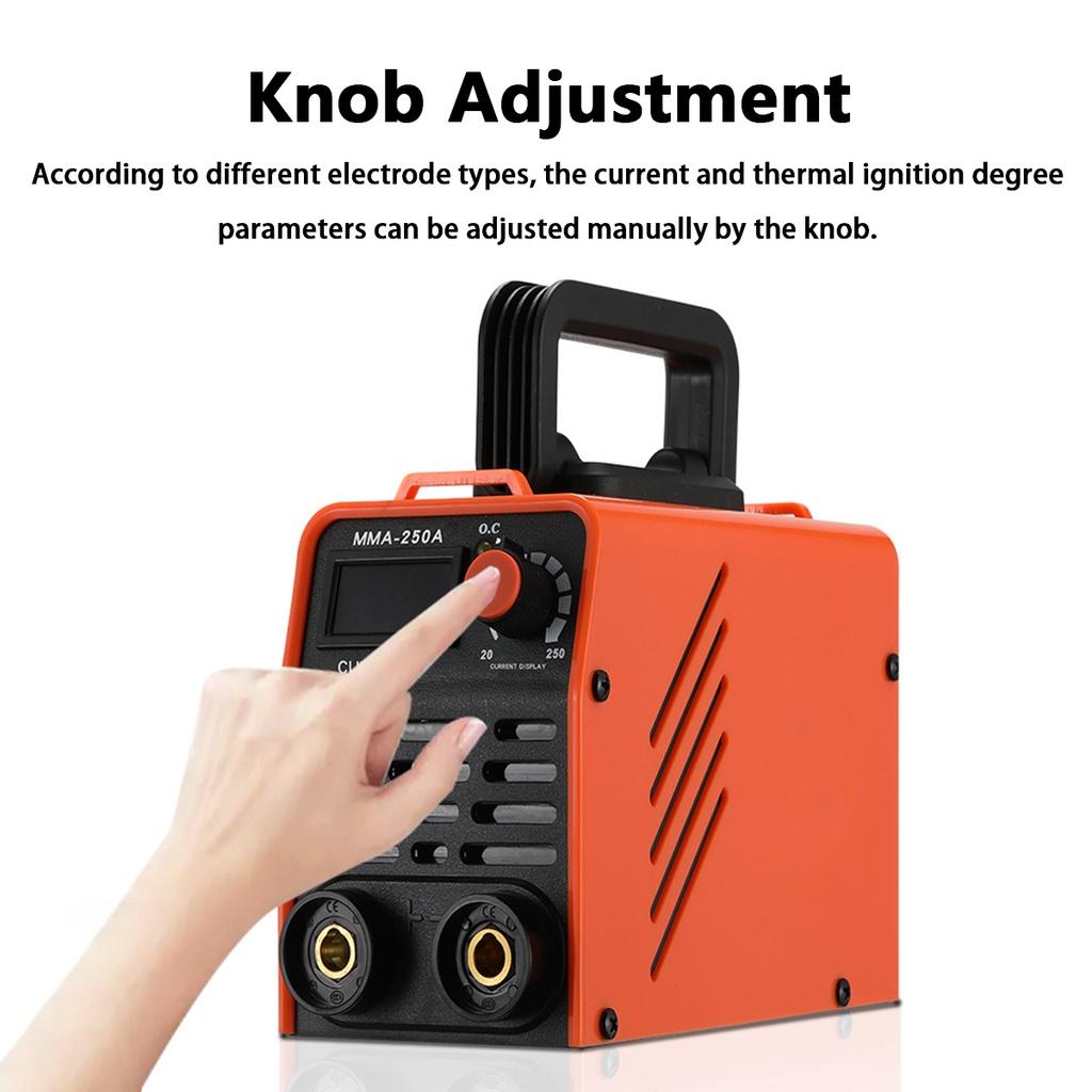250A 6.5KVA 4000W Portable Full Automatic Welding Reverse Welder for Welding Work Inverter Electric Arc Welder Welding Machine