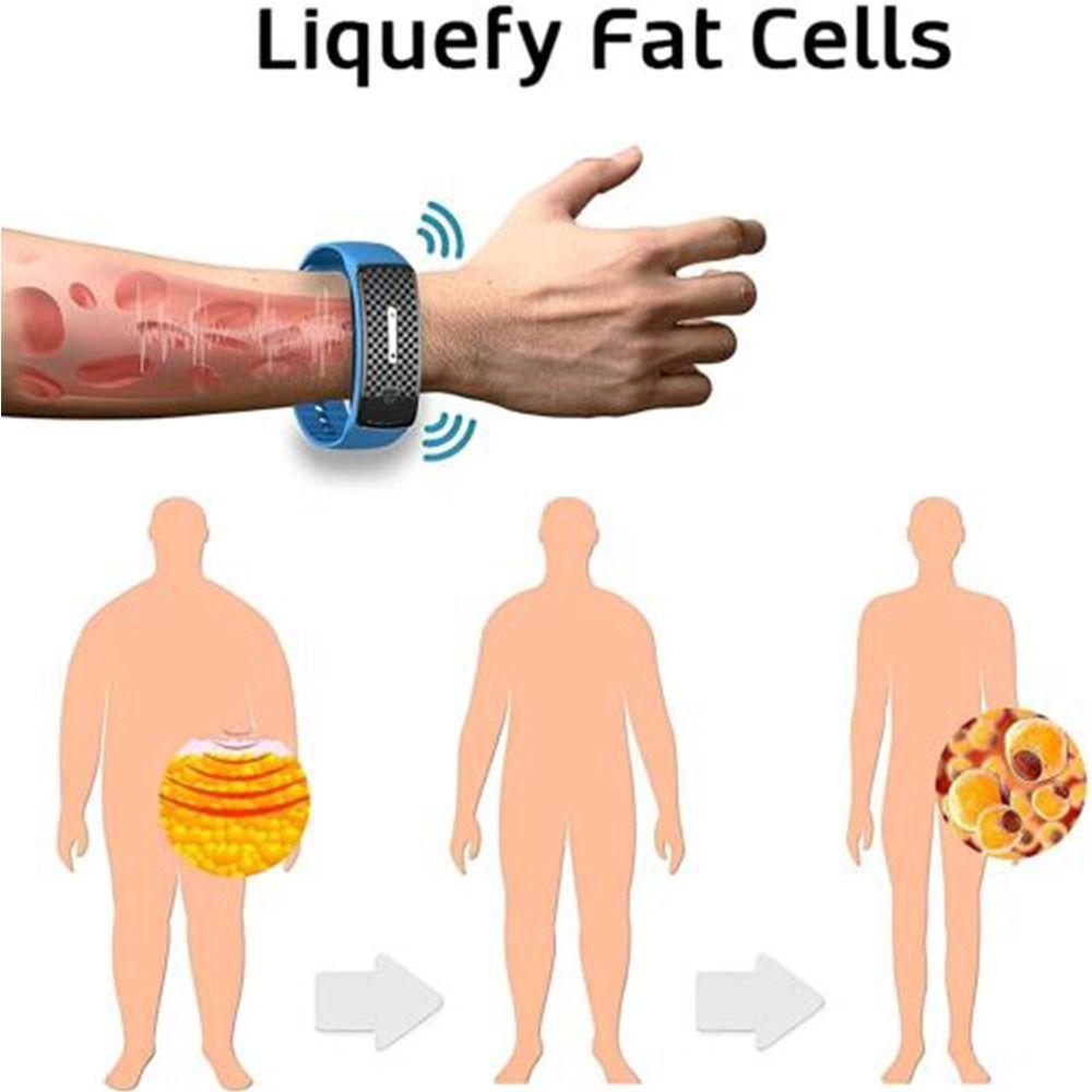 Ultrazvukový náramek pro tvarování těla Chytrý magnetický detoxikační náramek pro lymfatický systém Měření srdeční frekvence Fitness krokoměr Náramky