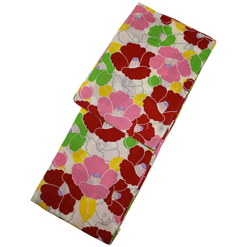 Kimono Camellia [Stylish Iroha] Yukata, Ready-to-wear, (3)