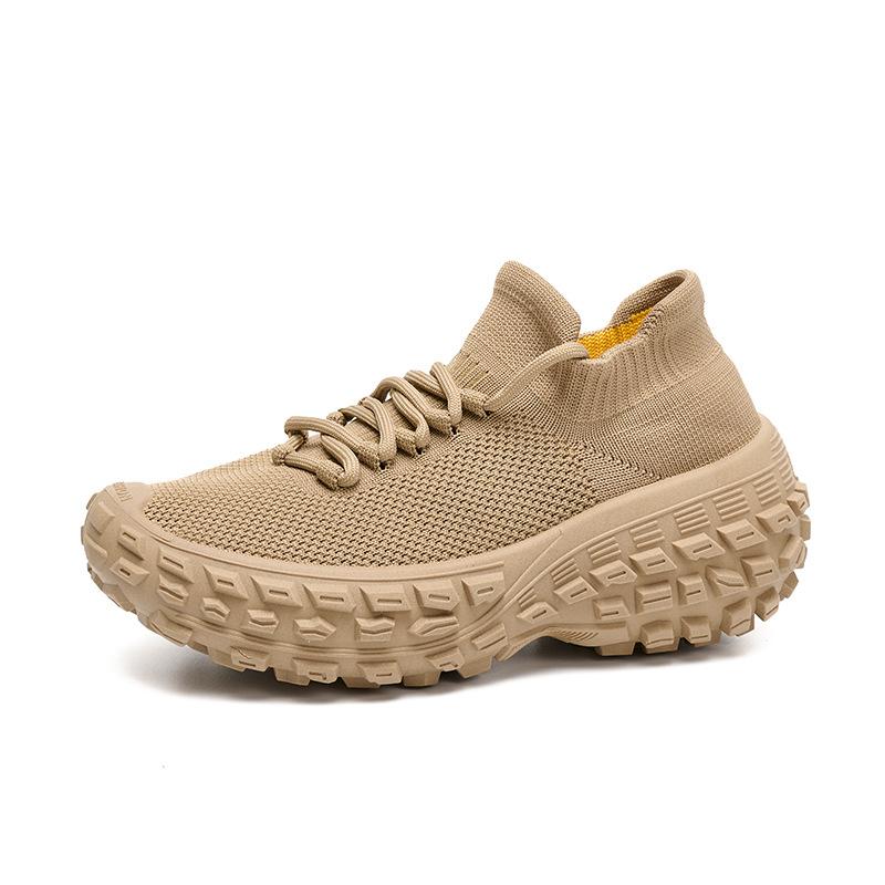 

Весенне-осенняя летающая тканая модная повседневная обувь на мягкой эластичной подошве, дышащая удобная легкая обувь 44