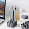 Silicone Wave Pen Holder Durable Desktop Brush Holder Pencil Paint Brushes Storage Basket Supplies Stationery Organizer