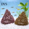 Plastic Mountain Decor Aquarium Shrimp Hide, 3D Printed Hollow Mountain, Small Fish Tank for Betta Hideout Cave, Ornament Shelter Cave