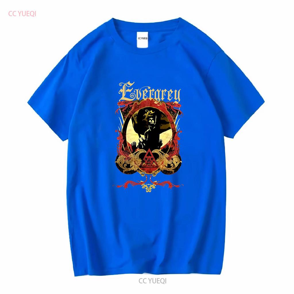 Evergrey T Shirt Size Medium Progressive Metal Sweden Vintage Washed Homme Soft Stretched Versatile Casual Stylish Fashion