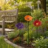 Stazione di abbeveraggio per api, Bagnetto per api da giardino, Mangiatoia d'acqua per api con design floreale, Ciotola colorata per bagno api e farfalle per decorazione esterna di giardino e cortile