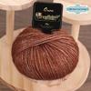 Gold Lurex Mohair Silk Yarn 25g for Knitting Scarves, Gloves, Hats, and Shawls