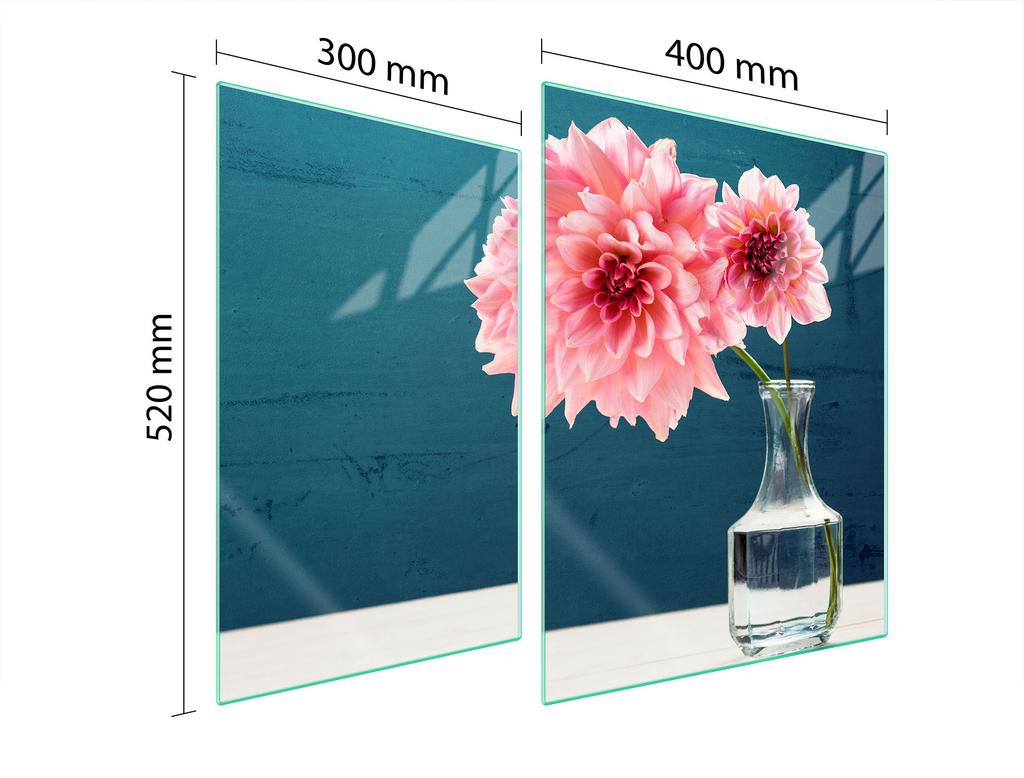 GLAS-KOCHFELD-SCHUTZPLATTE 70x52 DALIA