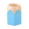 Creative Desktop Pen Holder: Large Capacity Pencil Organizer with Stylish Contrasting Colors for Students and Office Use