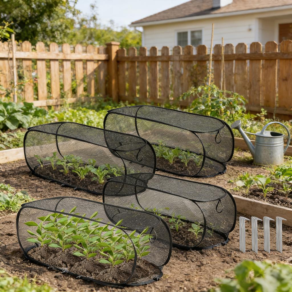 Summer Shade Net with Steel Wire, Foldable Plant Protection Cover, Garden Nursery Greenhouse, Sunscreen Breathable, Protect Plants from Heat Damage