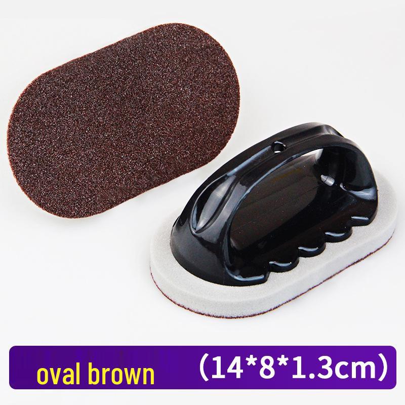 

Emery Sponge Magic Eraser: Kitchen Pot Cleaner & Rust Remover, Abrasive Scouring Pad for Decontamination & Pot Washing Single OPP Bag