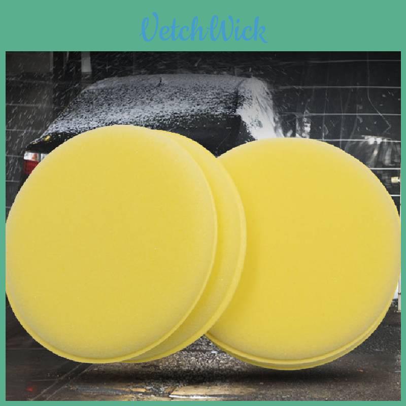 Car Waxing Sponge Round Edged Sponge For Cleaning Waxing And Polishing