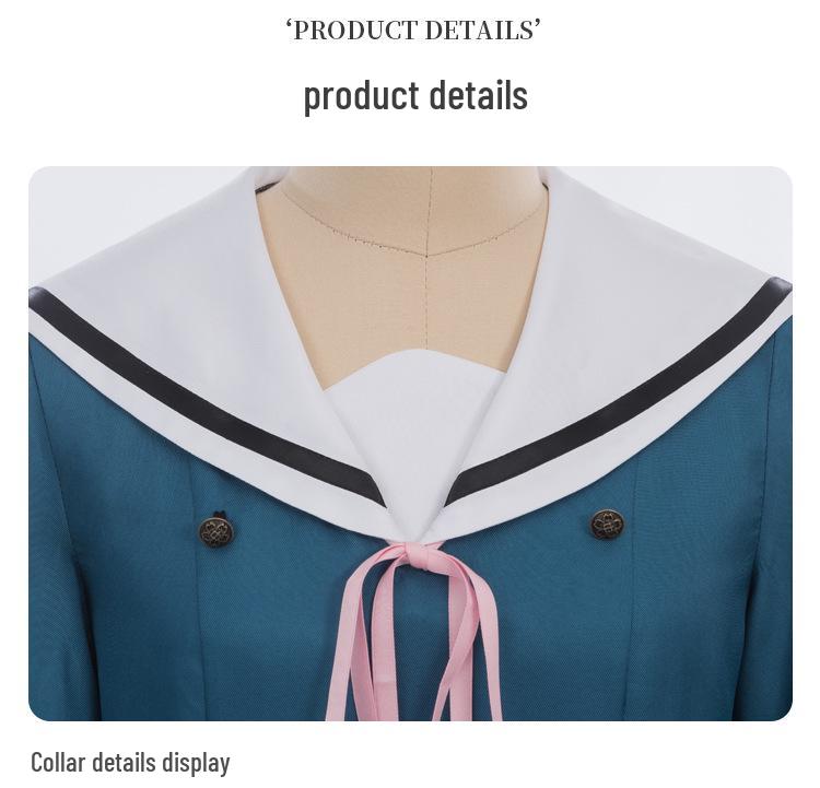 Rinran Cosplay Costume: Koko School Uniform with Incense Flower Scent - Anime Daily Wear