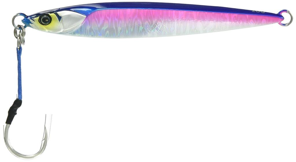 JACKALL Metal Jig Bumbles Jig Short 200g G205 Sexy Blue Pink