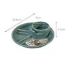 4 Grid Plates For Food Child Kids Dinner Fruit Tray Snack Box Set Dinnerware Dining Compartment Plate Serving Dishes Salad