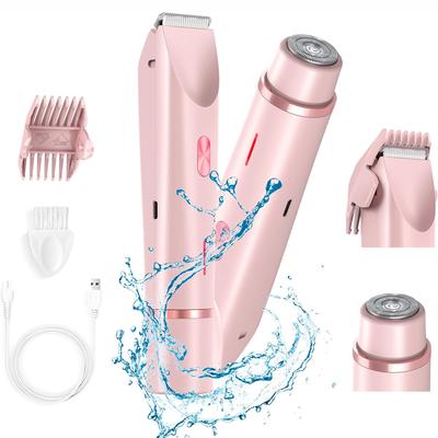 Elektrischer Rasierer für Frauen, schmerzloser Epilierer für Schnurrbart und Beine, Bikinizone, Körperhaarschneider für Frauen, Gesichtsepilierer, Haarentferner