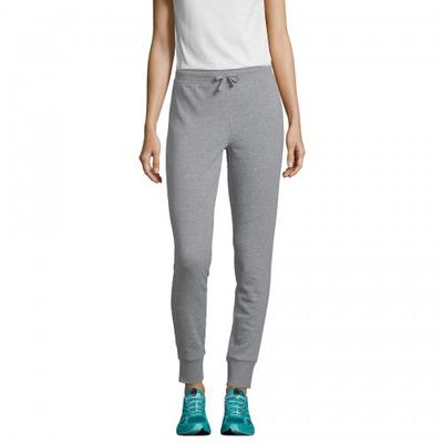 Womens/Ladies Jet Melange Jogging Bottoms