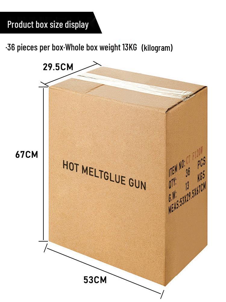 Pistol de lipit la cald cu temperatură reglabilă 120W cu afișaj digital - Grad industrial, batoane de lipici 11mm, temperatură constantă, pentru uz casnic