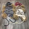 Maillard Striped Ear Bag Japanese and Korean Women's Geometric Jacquard Wool Hat Winter Windproof and Cold Ear Protection Lei Feng Hat