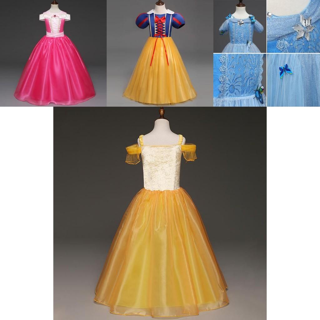 Elegant Princess's Dress For Girls Perfect For Cosplay And Halloween Parties