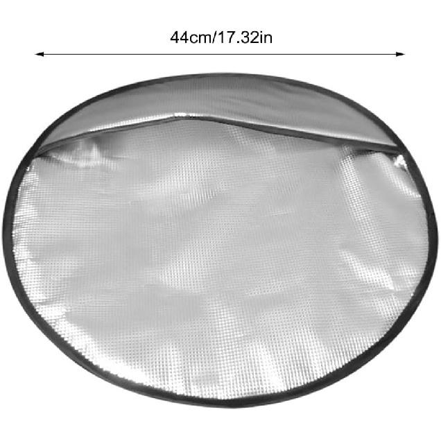 Steering Wheel Sun Shade Cover, Steering Wheel Sun Block Anti-Heat Aluminum Foil Steering Wheel Cover Steering Wheel Sun Heat Shield for SUV Truck