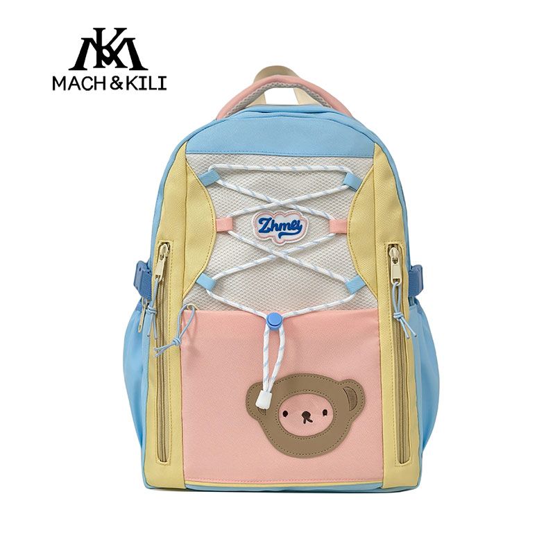 

Mach & Kili Mk Нишевый Милый Рюкзак Большой Вместимости 2025 Новый Снижение Нагрузки Съемный Легкий Рюкзак Pink Blue