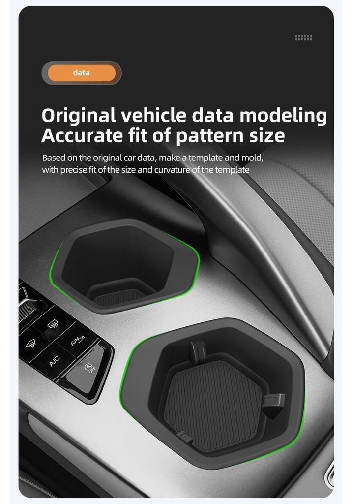 Tiggo 5 Center Console Cup Holder and Protective Mat for 26 Models – Custom Car Interior Accessory