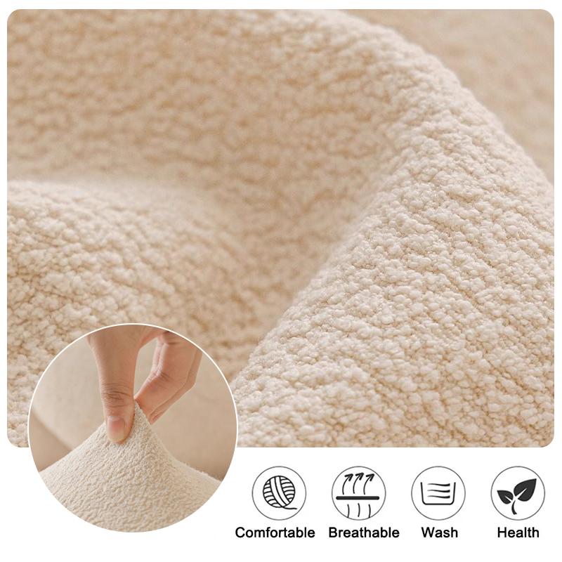 2026 Spring New Chenille Sofa Cover Sectional L Shape Sofa Slipcover Corner Case for Living Room 1/2/3/4 Seat Home Decoration