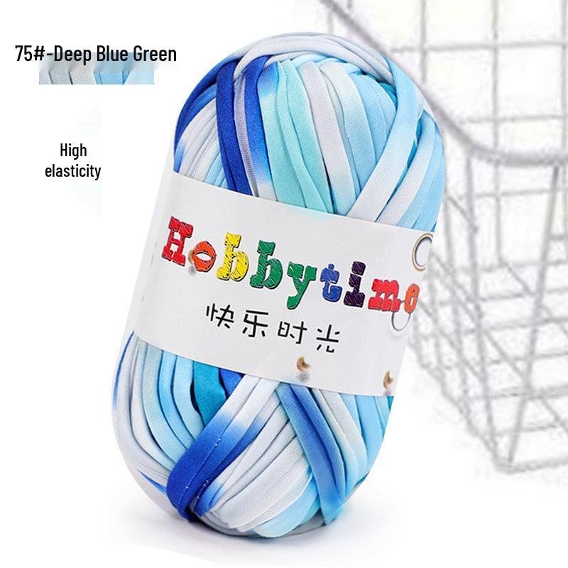 Cloth Strip Yarn DIY Crochet Kit: Handmade Bag, Knitting Material for Cushions, Carpets, and Dolls