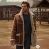 Autumn and Winter Fur All-in-one Men's Coat Imitation Fur Coat Jacket