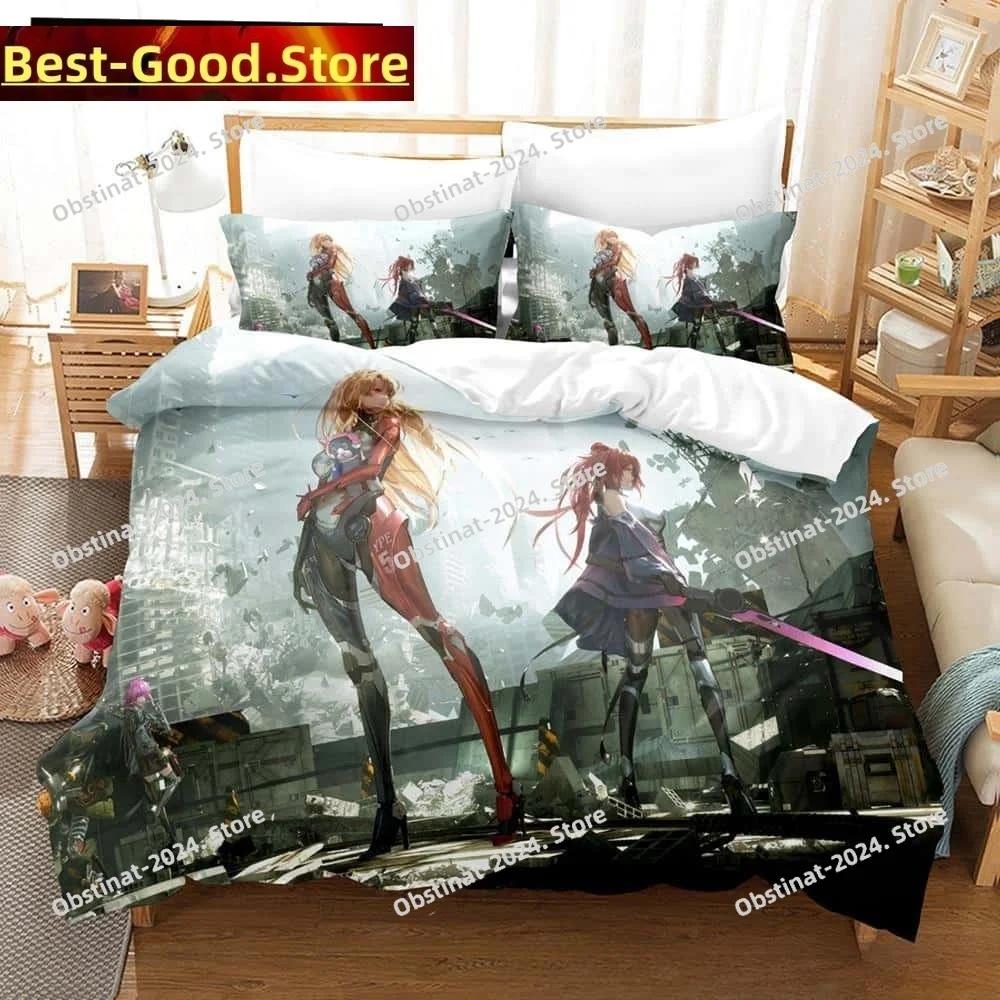 3D Game Tower of Fantasy Anime Bedding Set Duvet Cover Full Queen King Size Pillowcase Bed Print Aldult Kid Bedroom Single Twin
