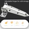 Practical Reversible Rise Hinges for Commercial Coolers Door with Spring Assisted Lift and Zinc Alloy Construction